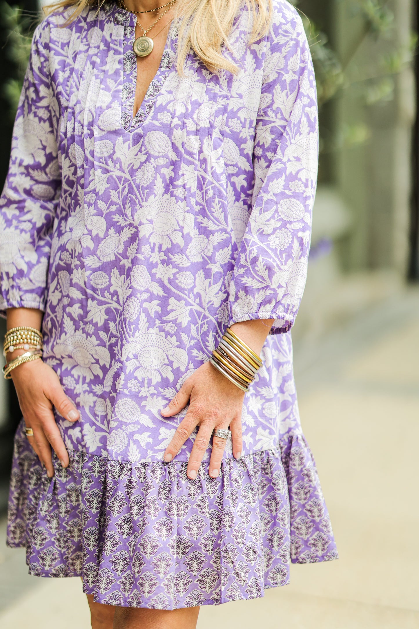 RELAX IN LAVENDER DRESS