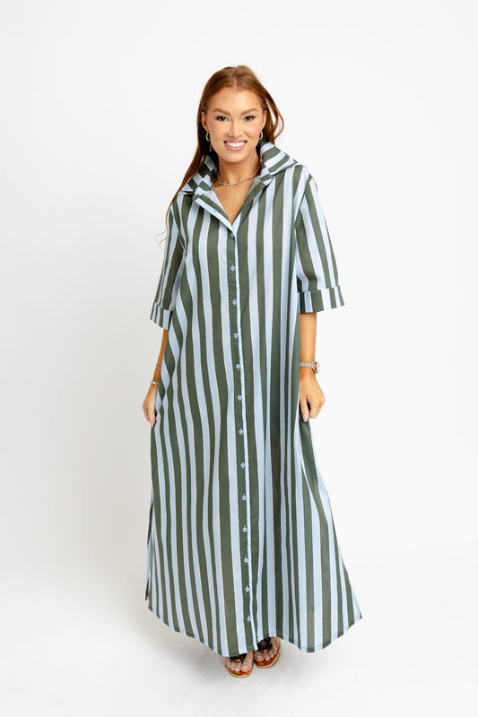 STRIPE MAXI DRESS