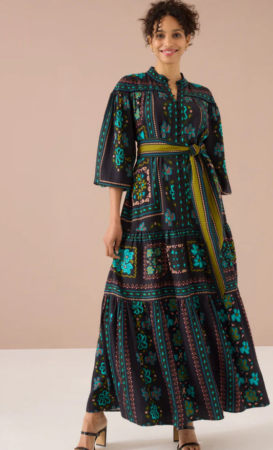 BLACK TAYLOR MULTI FLORAL DRESS