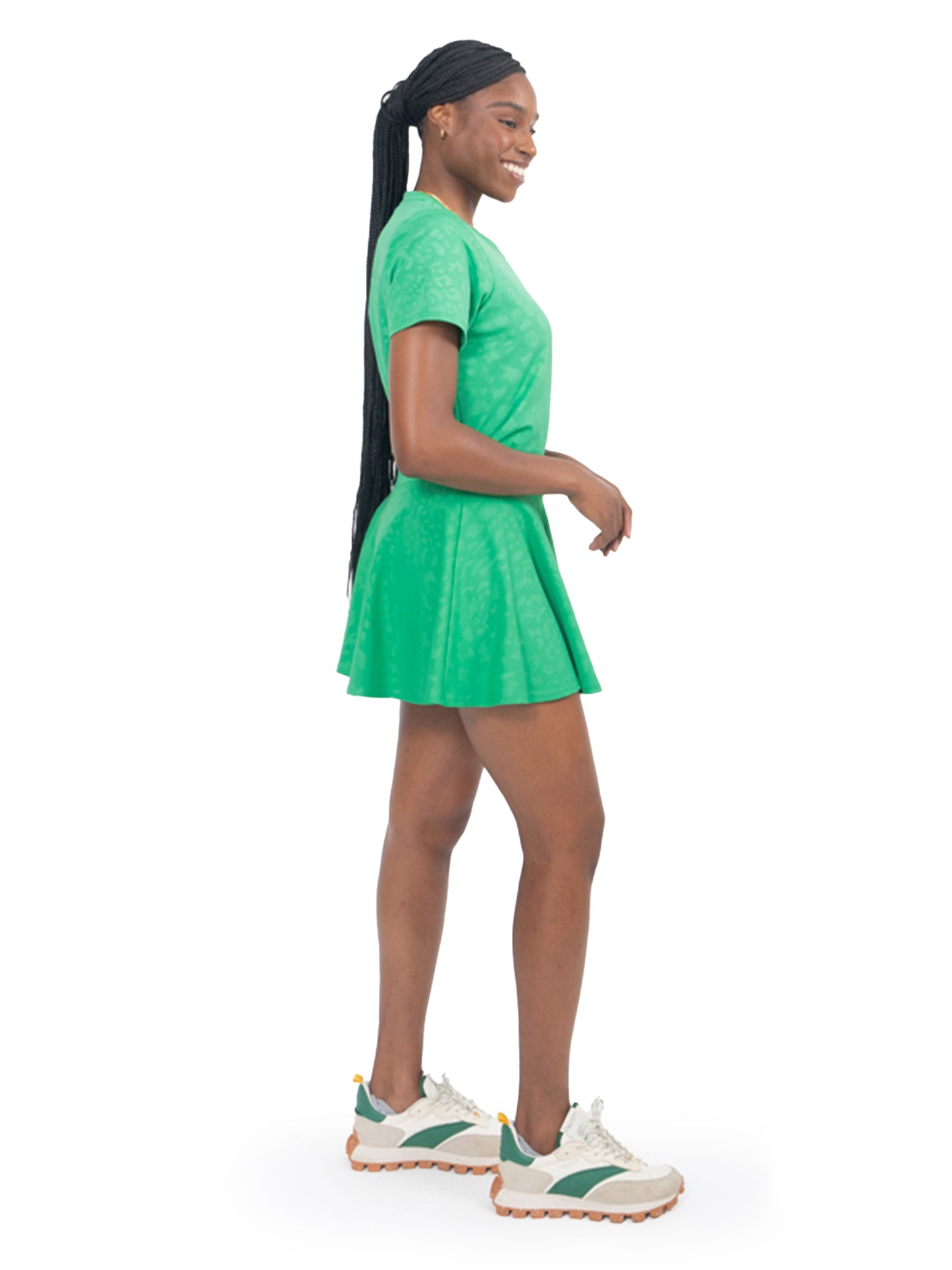 SERENA SKORT EMERALD CHEETAH