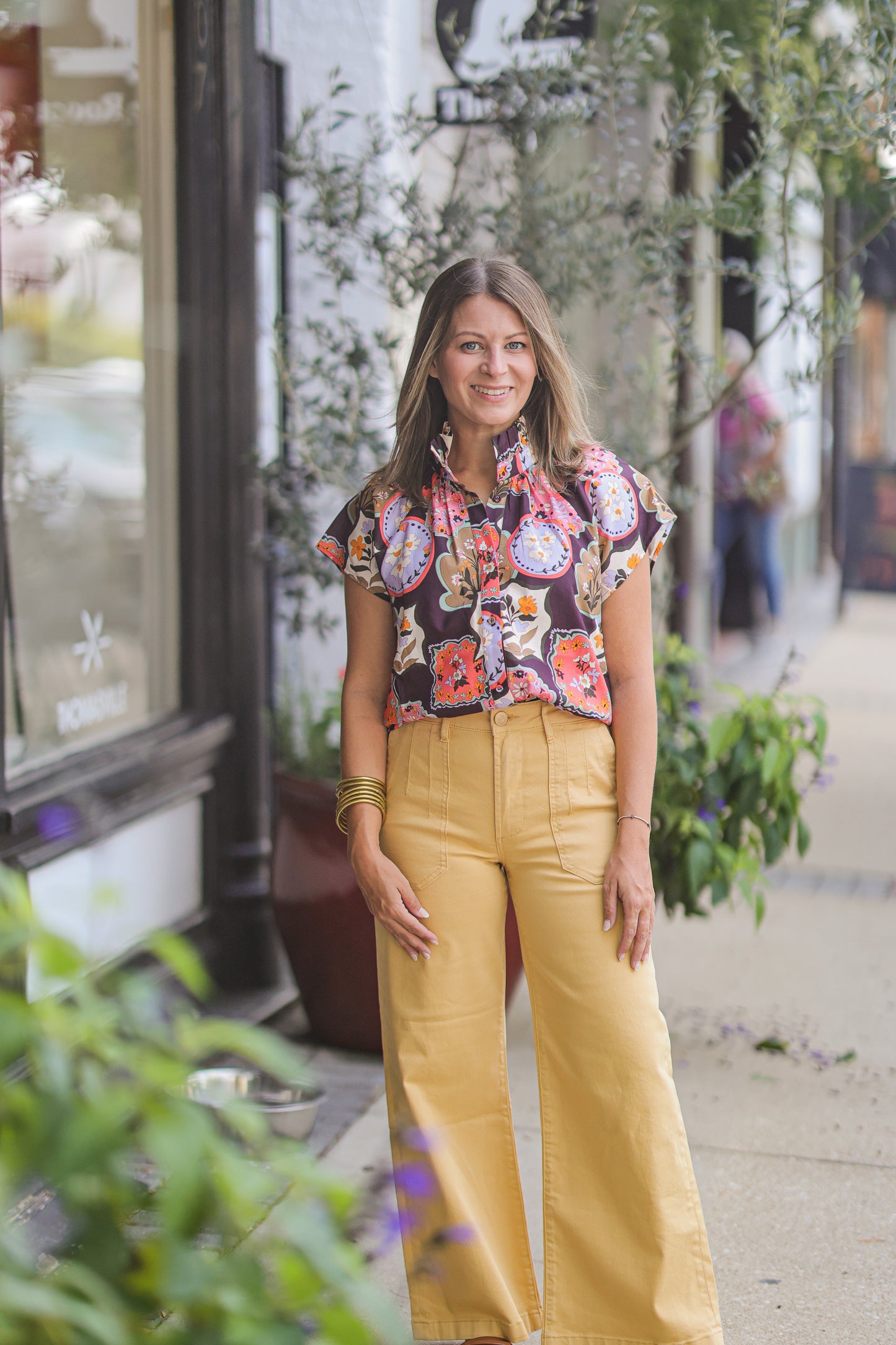 MEG DANDELION FRONT POCKET PANT