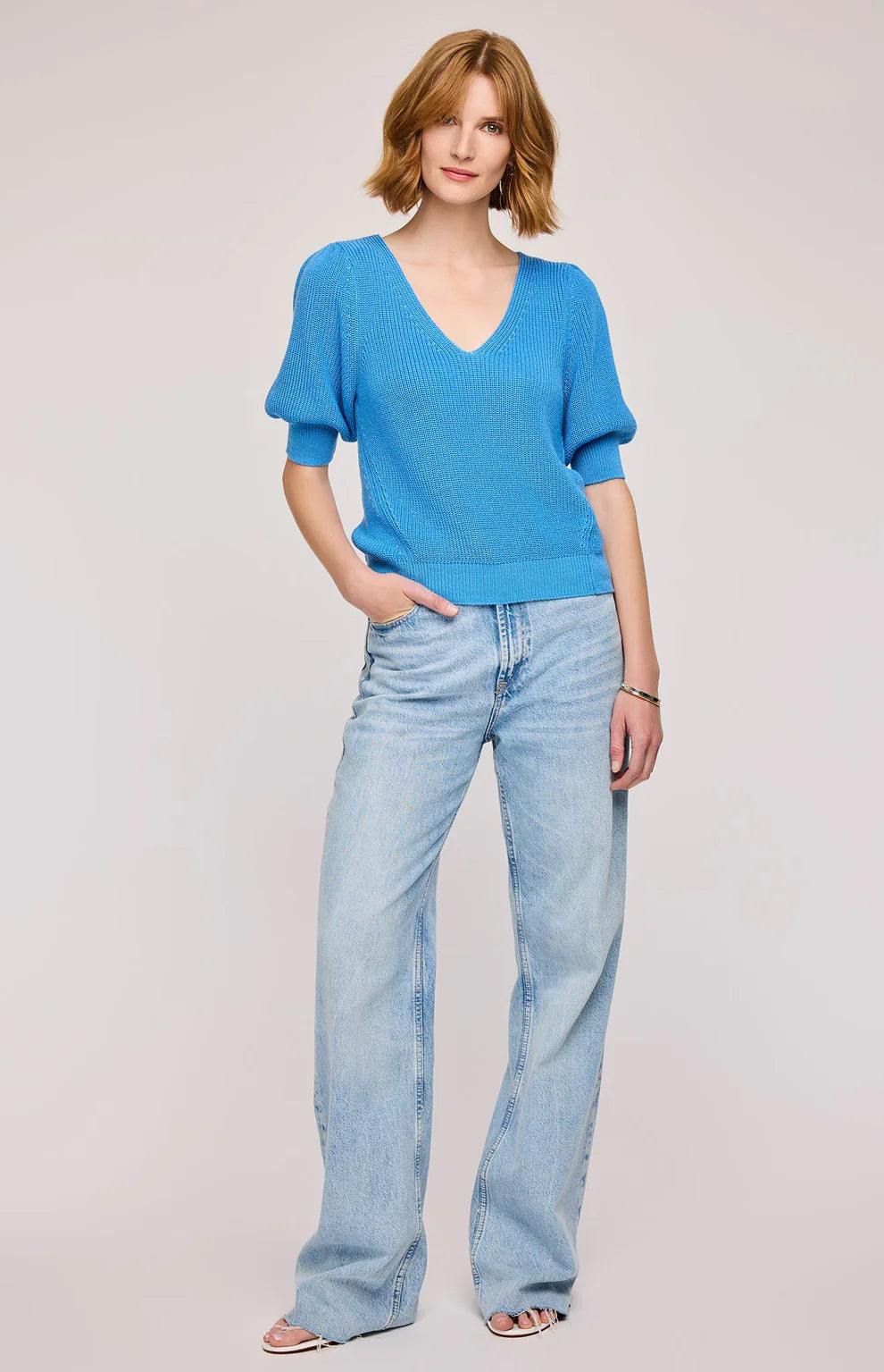 PHOEBE SHORTER SLEEVE SWEATER