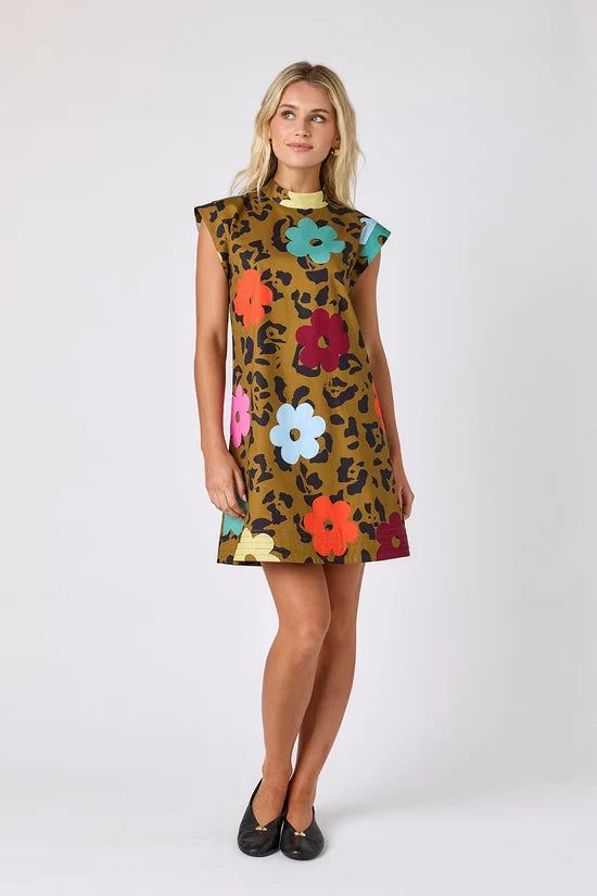 HAPPY LEOPARD BEATRIX DRESS