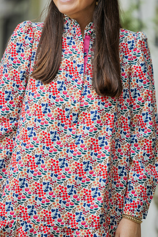 ORCHARD PATH SAND MARGOT DRESS