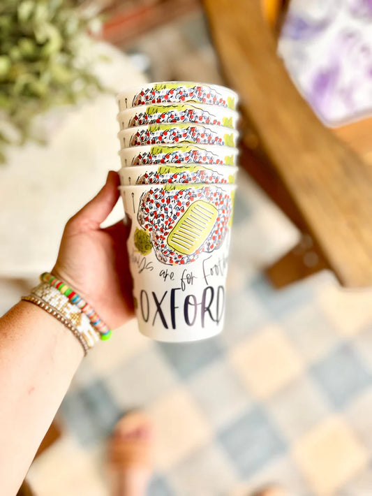 REUSABLE PARTY CUPS SET OF 6