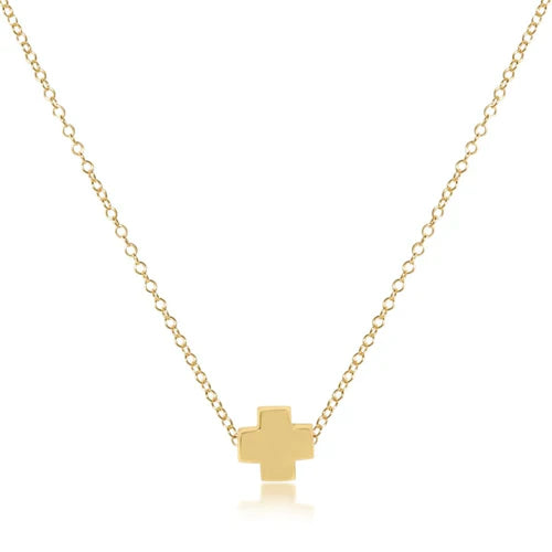 SIGNATURE CROSS SMALL GOLD