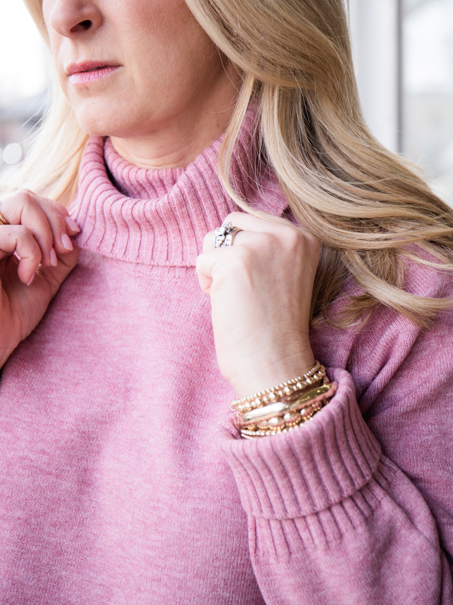 PEONY CROWL SWEATER