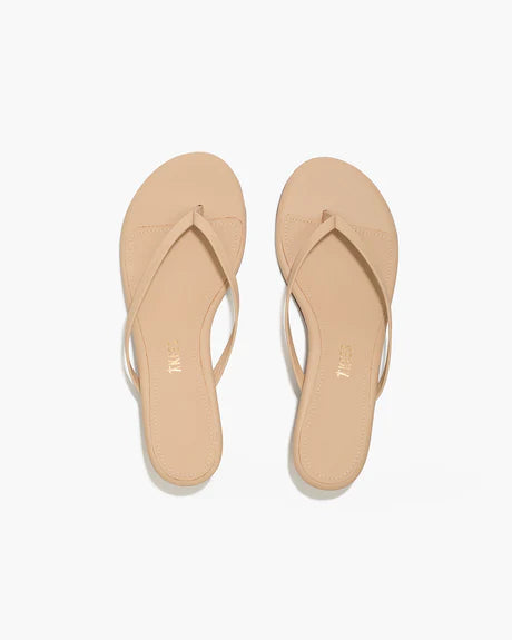 TKEES JULIA SUNKISSED LEATHER FLIP FLOPS