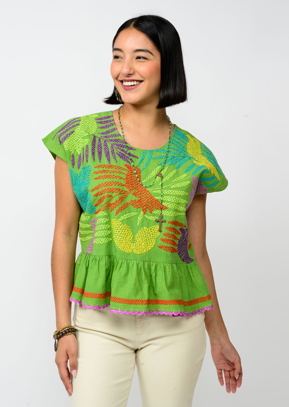 GREEN LUISA TOP