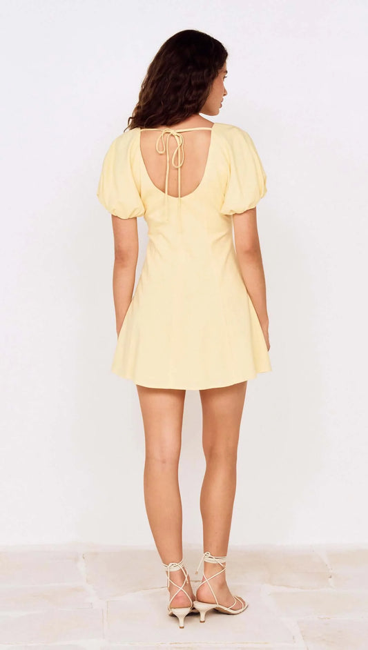 GRAZIA PUFF SLEEVE MINI DRESS