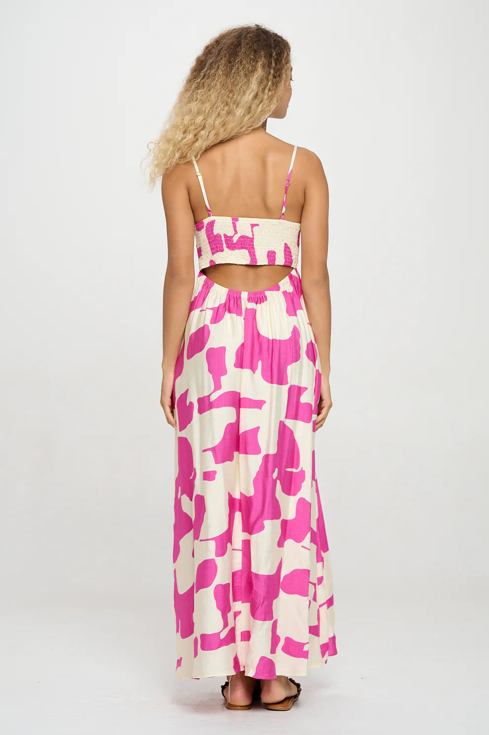 FUSHIA WAVE DRESS