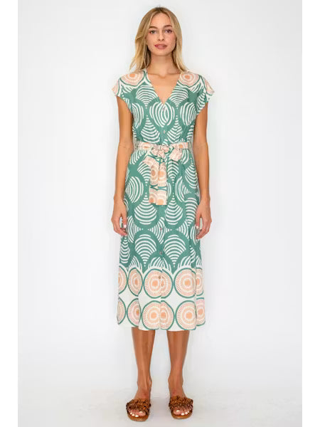 OLIVE SHELL DRESS