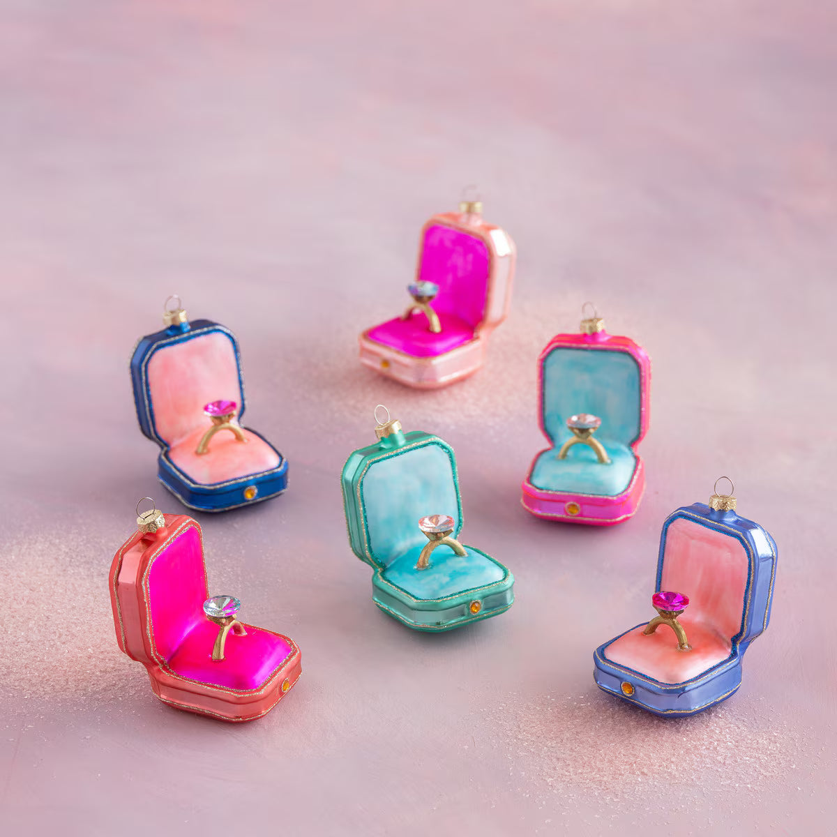 SHINE & BE MINE DIAMOND RING ORNAMENT