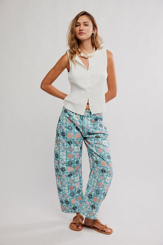 DITZY JADE FREE EPOLE BARREL JEANS