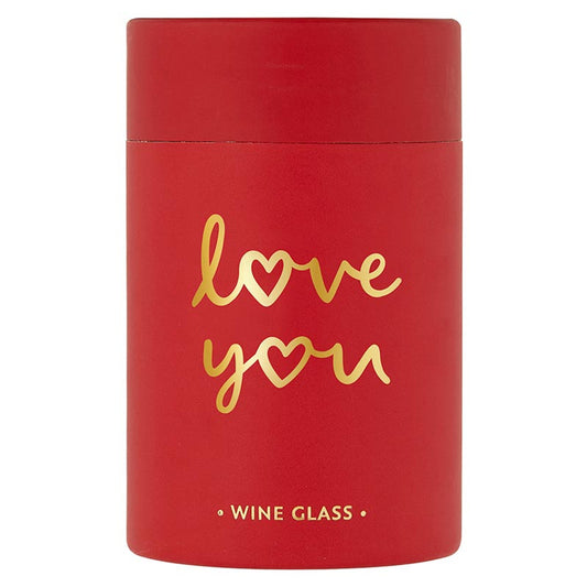 VALENTINE'S WINE GLASS