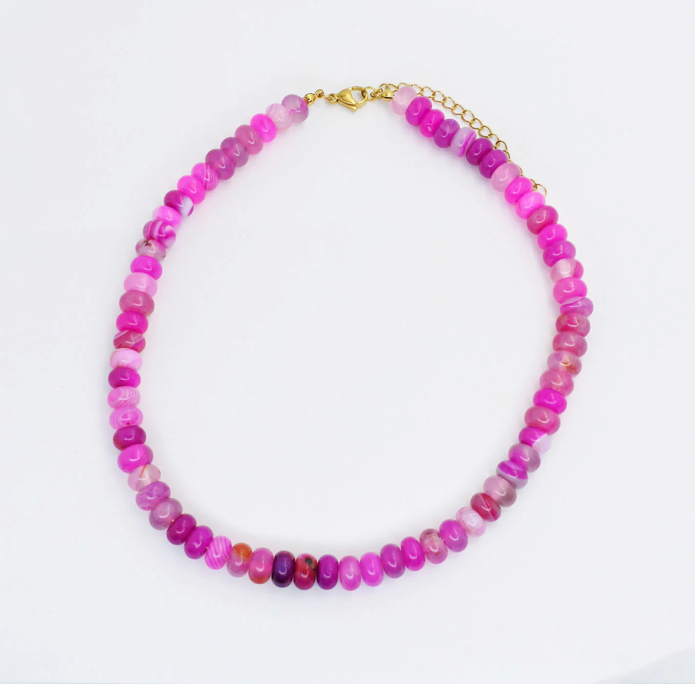 BEADED GEMSTONE NECKLACE