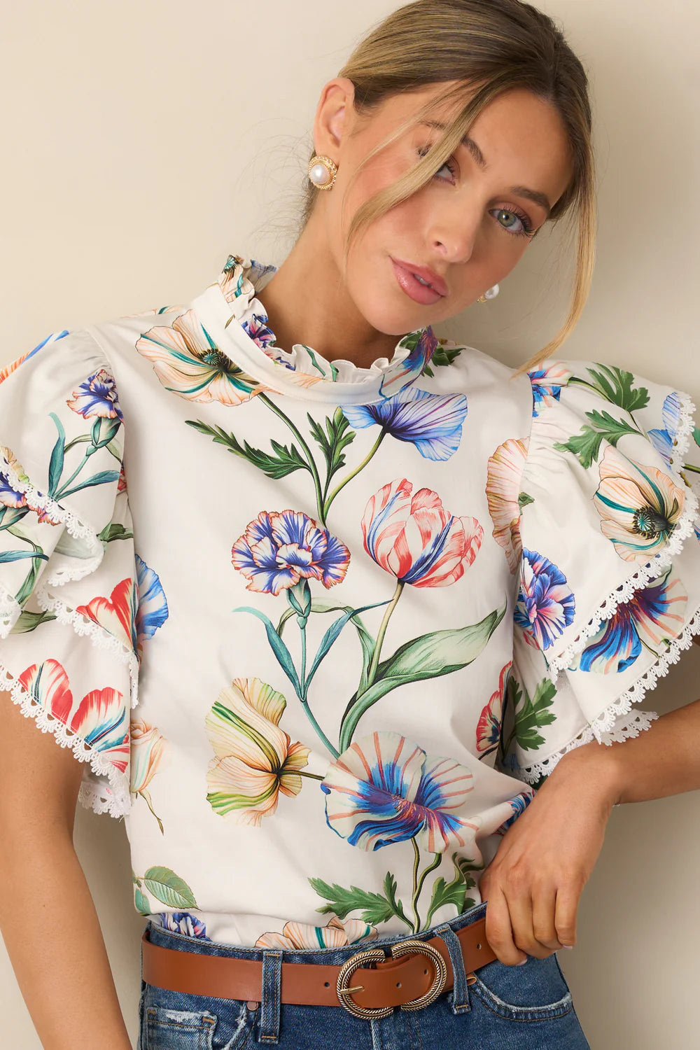 BLAIR TOP IN SERVICE PRINT