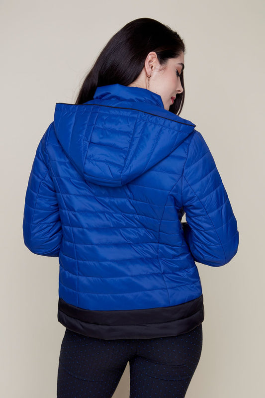 LAPIS BLUE PUFFER COAT