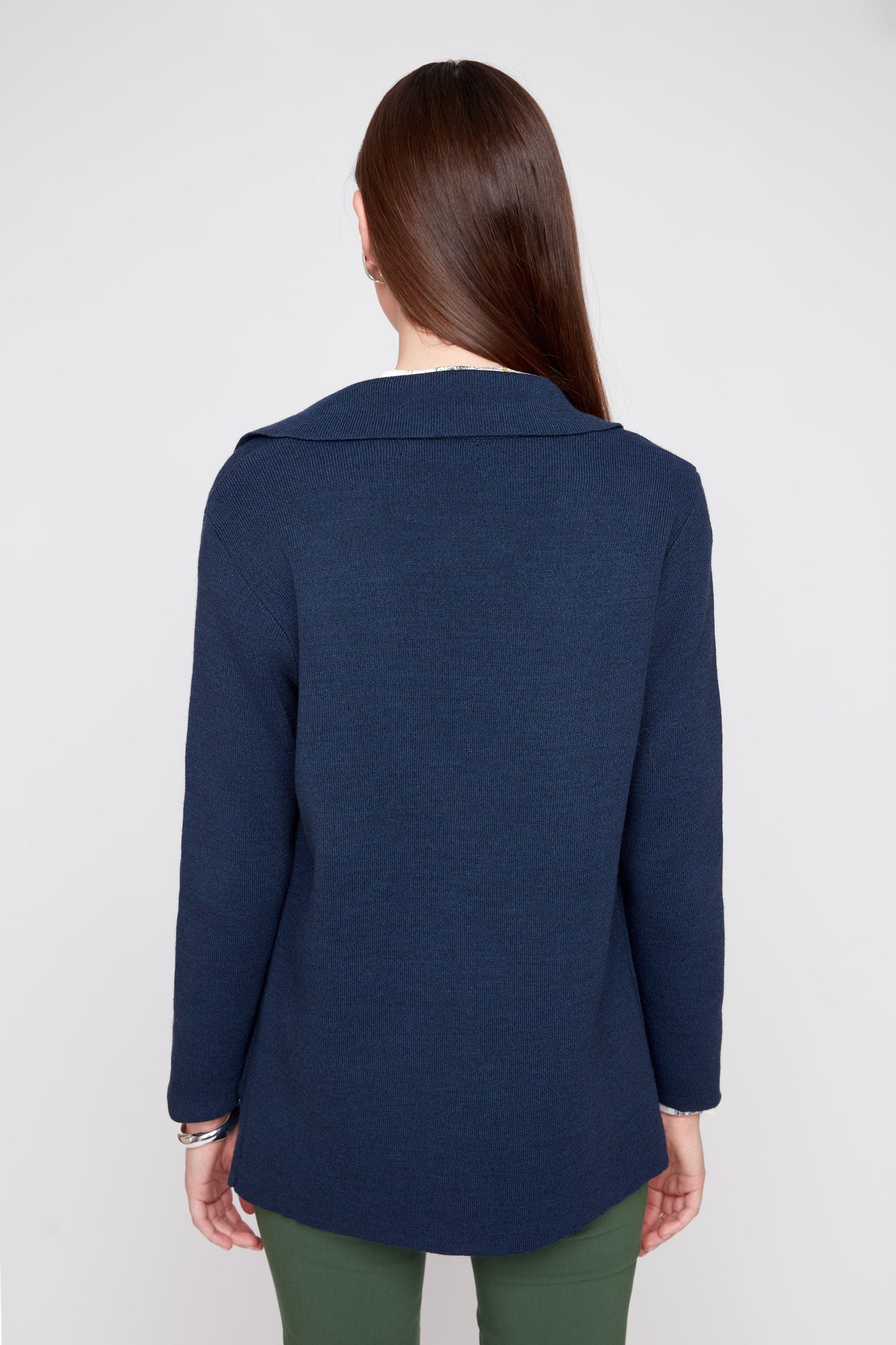 INDIGO KNIT JACKET