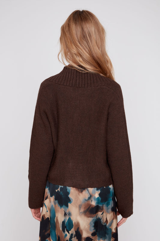 CHOCOLATE KNIT SWEATER