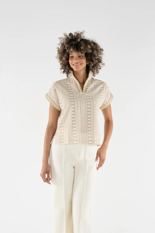 PIAZZA STRIPE RIVIERA TOP