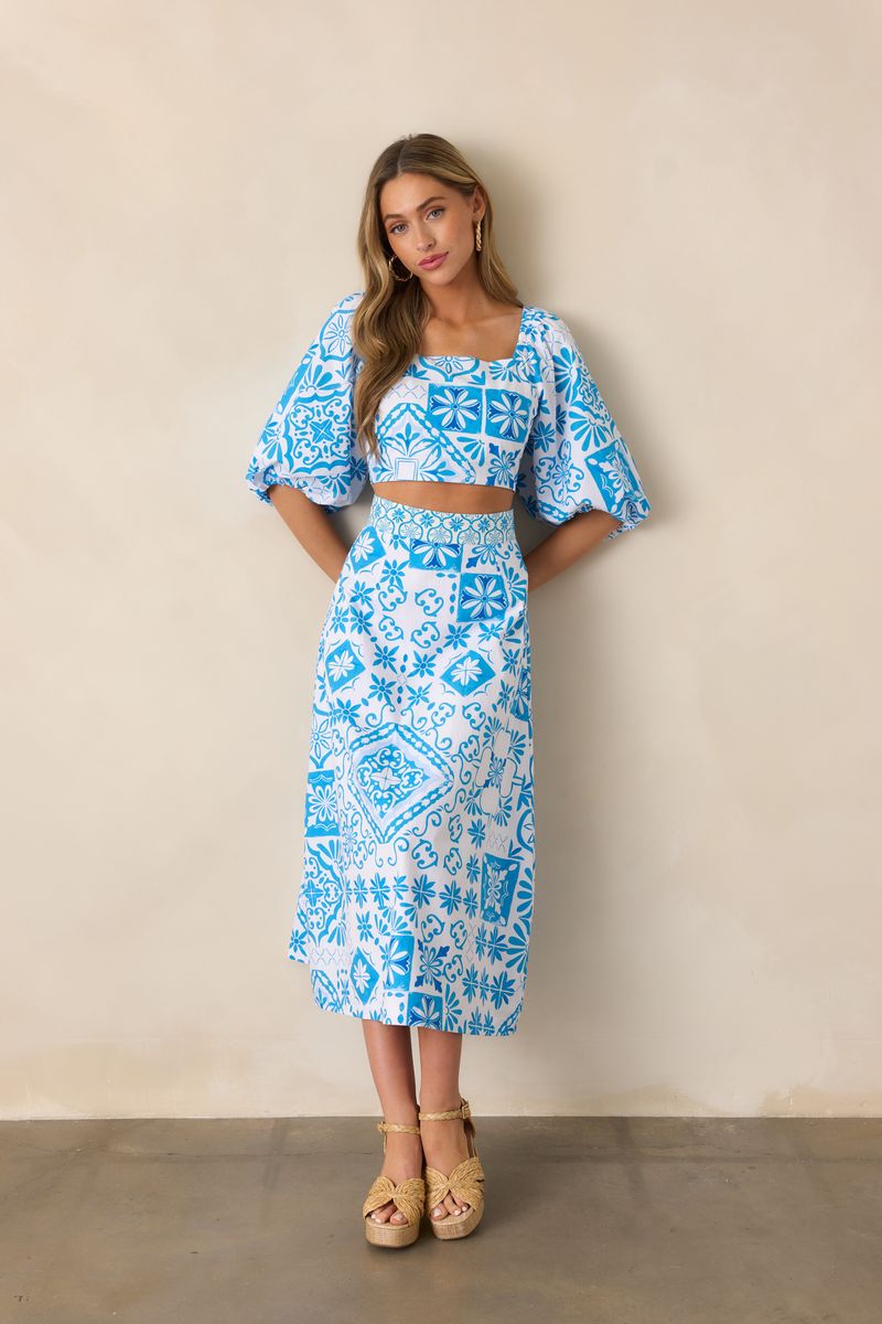 PRESLEY HEMMINGWAY SKIRT SET