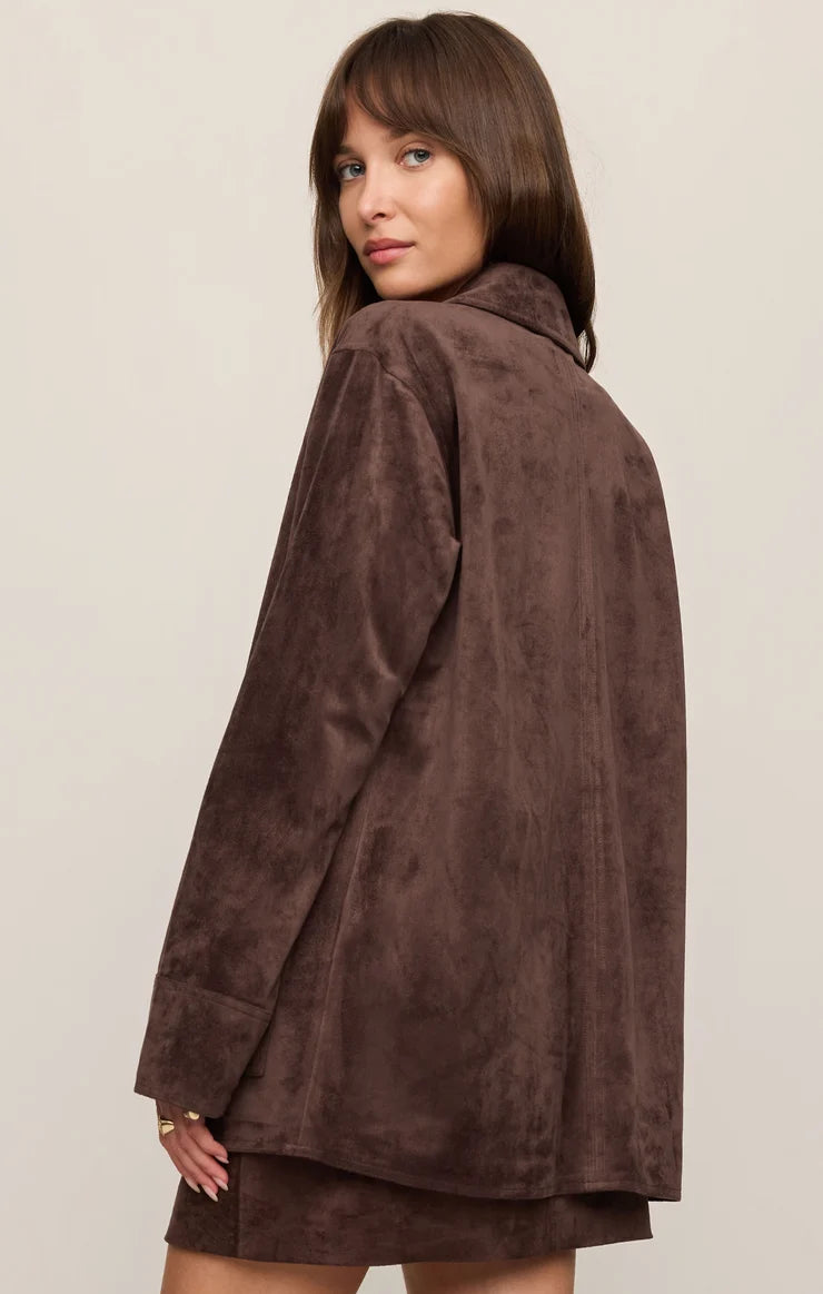 DECKER SUEDE CHORE COAT