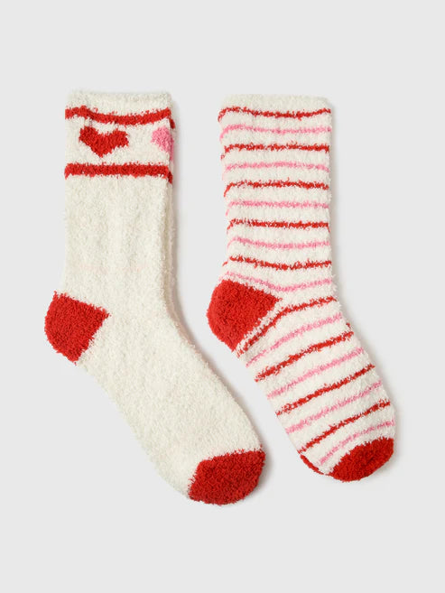 ZSUPPLY HEART SOCKS TWO PACK