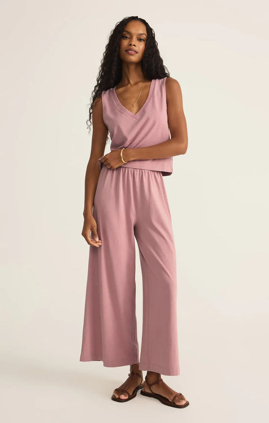 SCOUT FLARE PANT IN PINK SMOKE