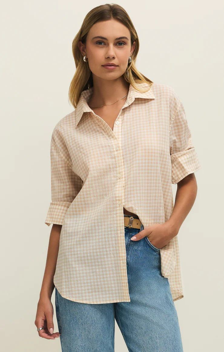 SEAPORT BUTTON UP TOP