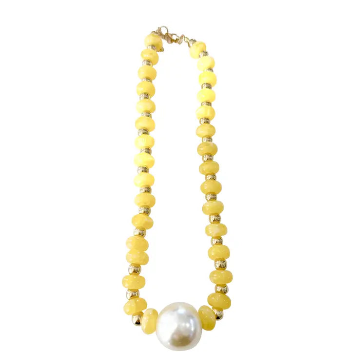 AYLANI BEADED PEARL NECKLACE