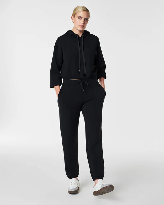 SPANX AIR ESSENTIALS CROPPED CINCHED HOODIE