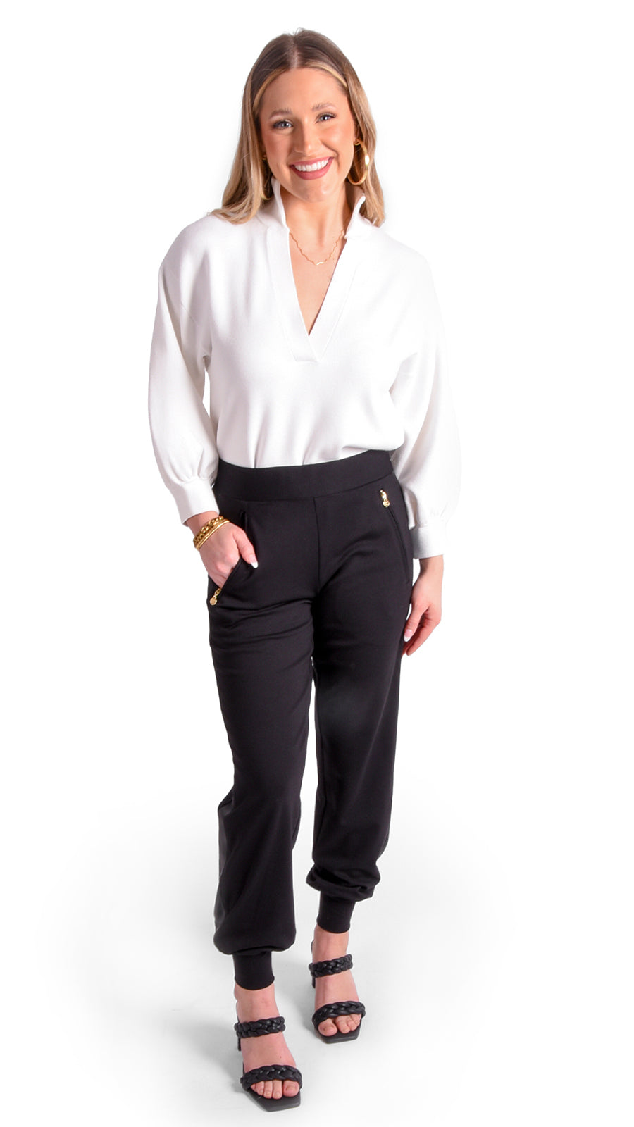 BLACK PONTE JOGGER