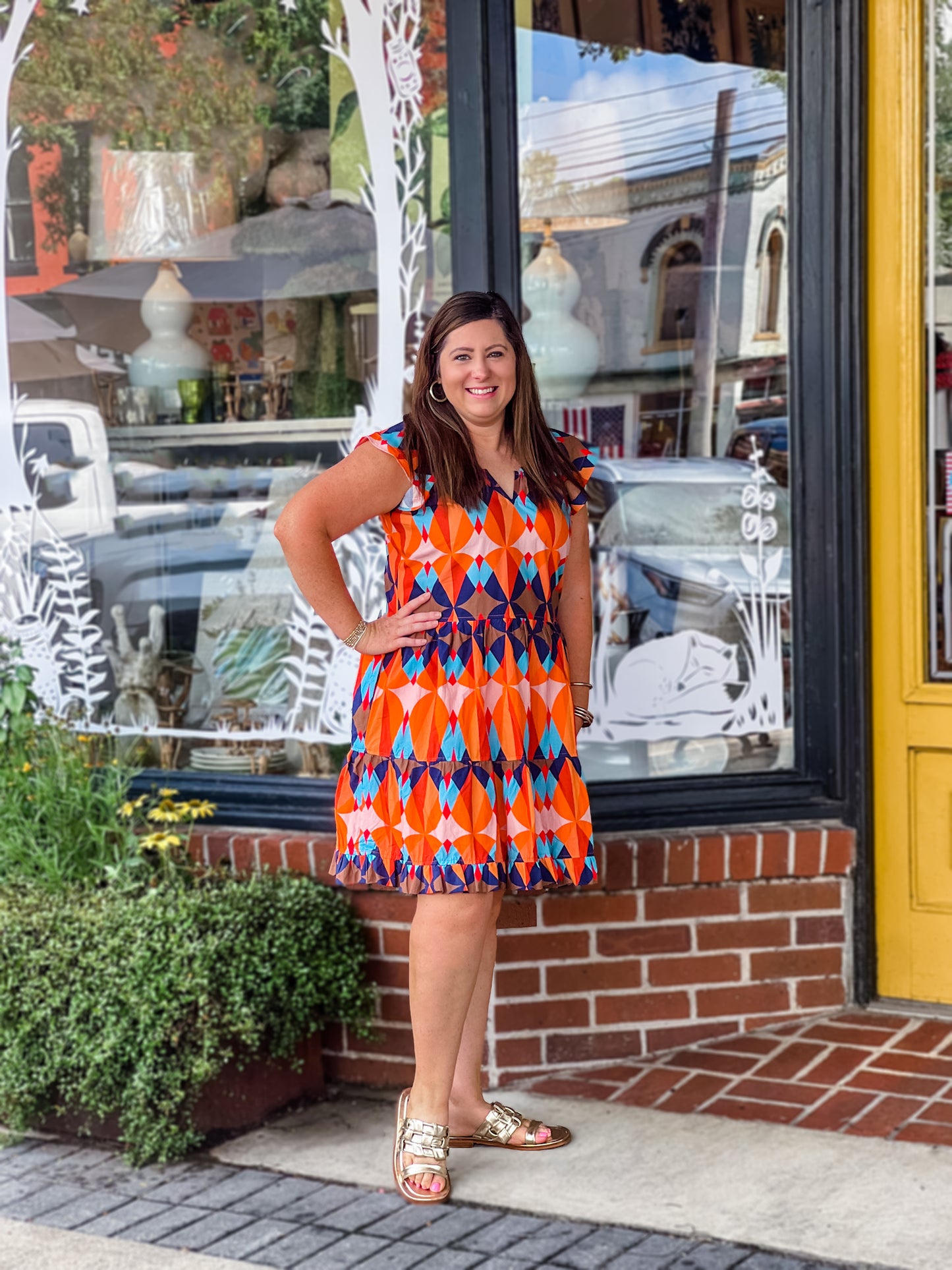 CHOLE FLAME DRESS