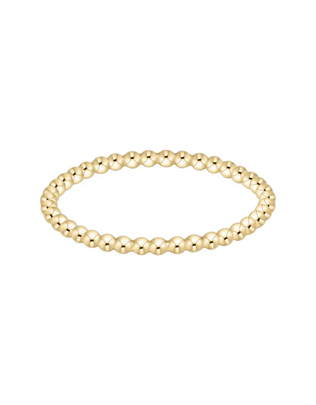 CLASSIC GOLD 1.5MM BEAD RING