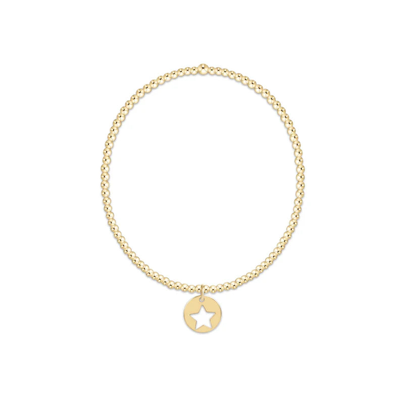 CLASSIC GOLD 2MM STAR SMALL DISC