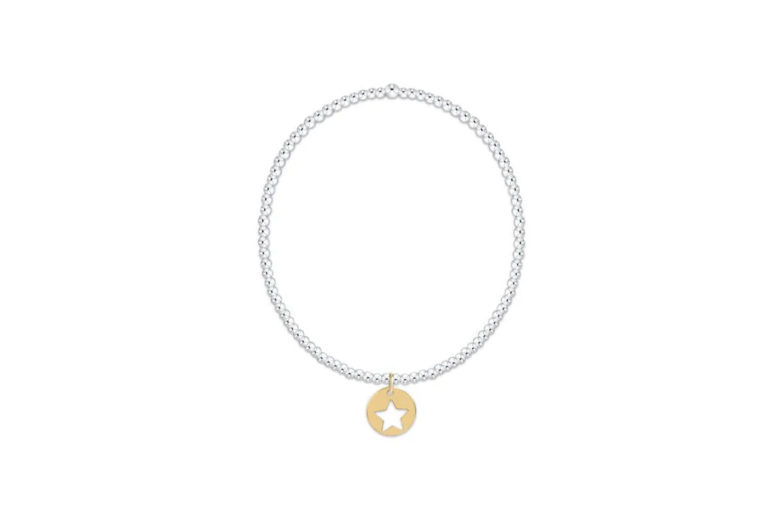 CLASSIC MIXED METAL 2MM STAR SMALL DISC