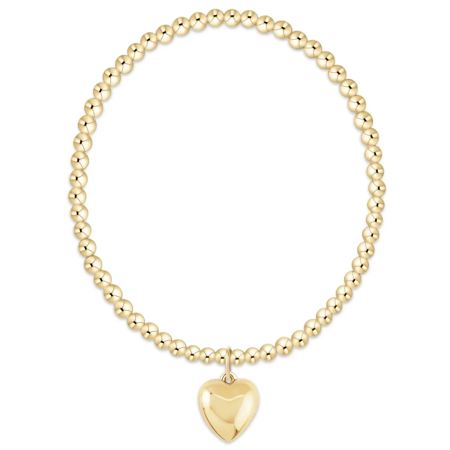 CLASSIC GOLD 3MM LOVE PLUSH HEART