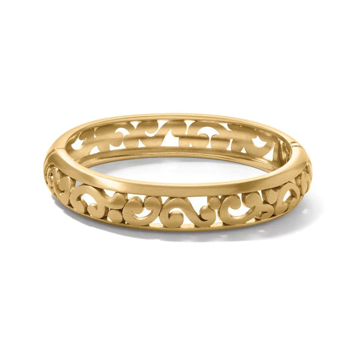 CONTEMPO GOLD HINGED BANGLE