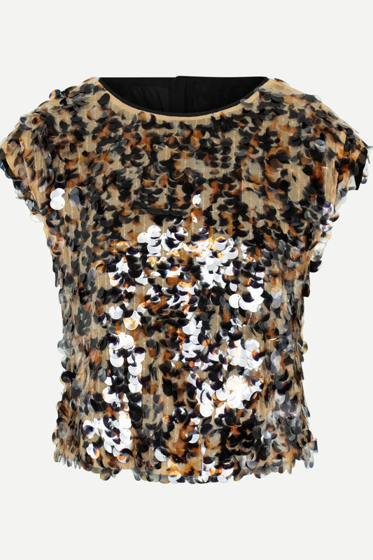 HATTI  CHEETAH TANK BY EMILY MCCARTHY