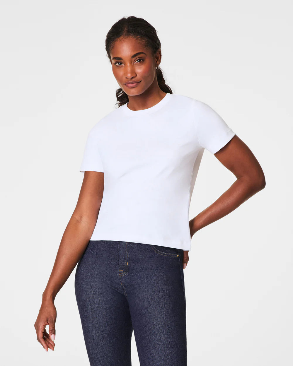 COTTON CREW TOP BY SPANX