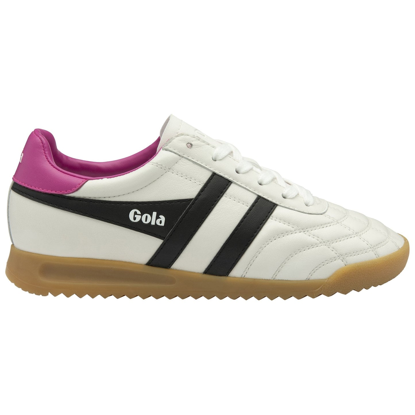 GOLA STADIUM WHITE BLACK WITH SHOCK PINK