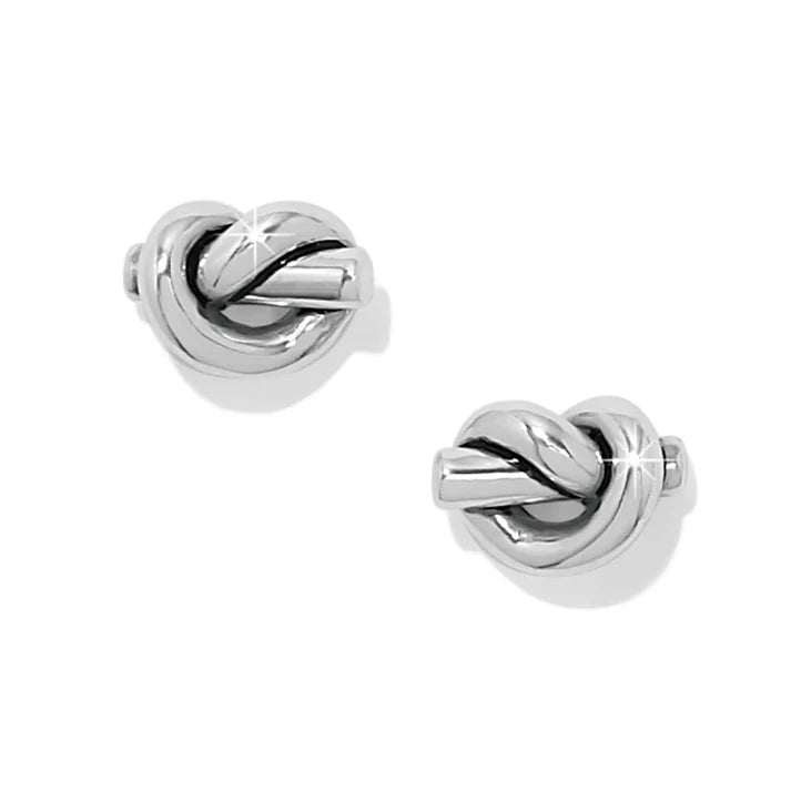 INTERLOCK SINGLE KNOT EARRING