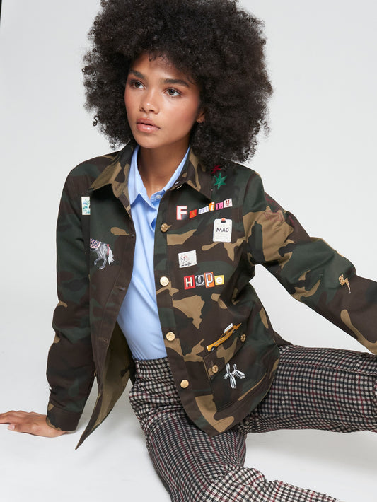 OLIVIA CAMO JACKET