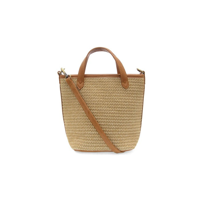 MINI BUCKET STRAW BAG