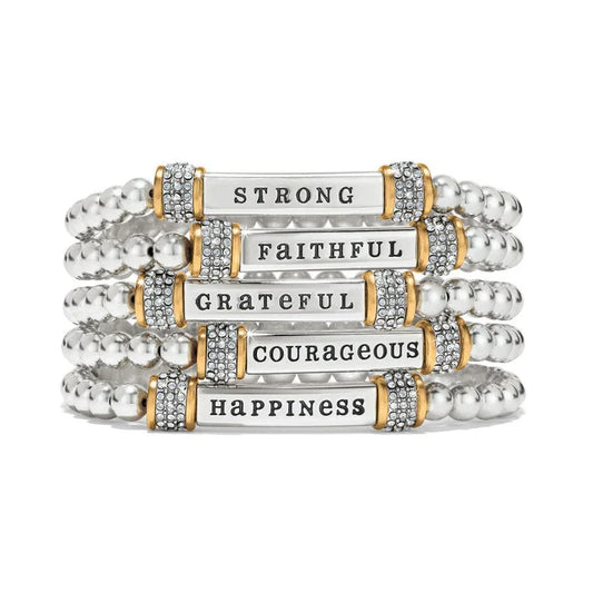 MERIDIAN WORD STRETCH BRACELET