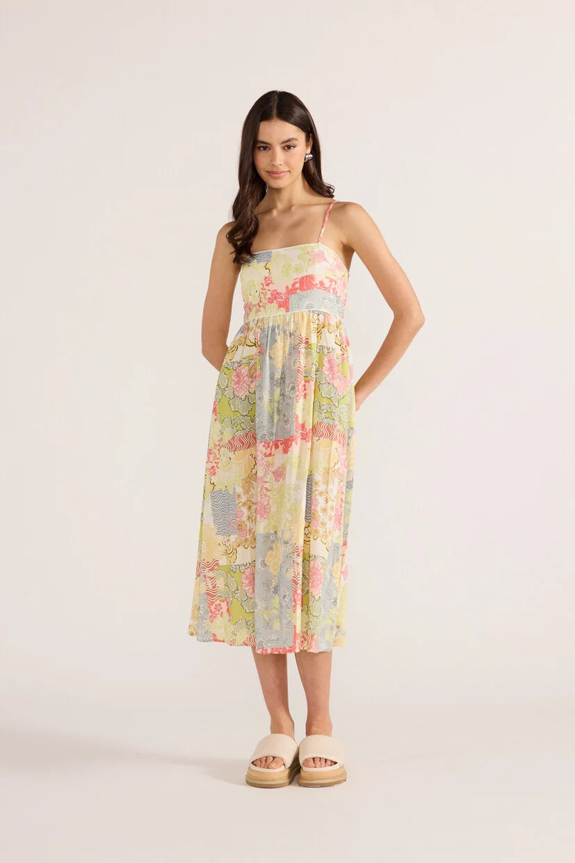 AURORA STRAPPY MIDI DRESS