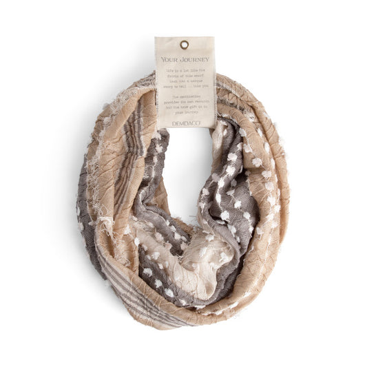 TEXTURED SUMMER INFINITY SCARF