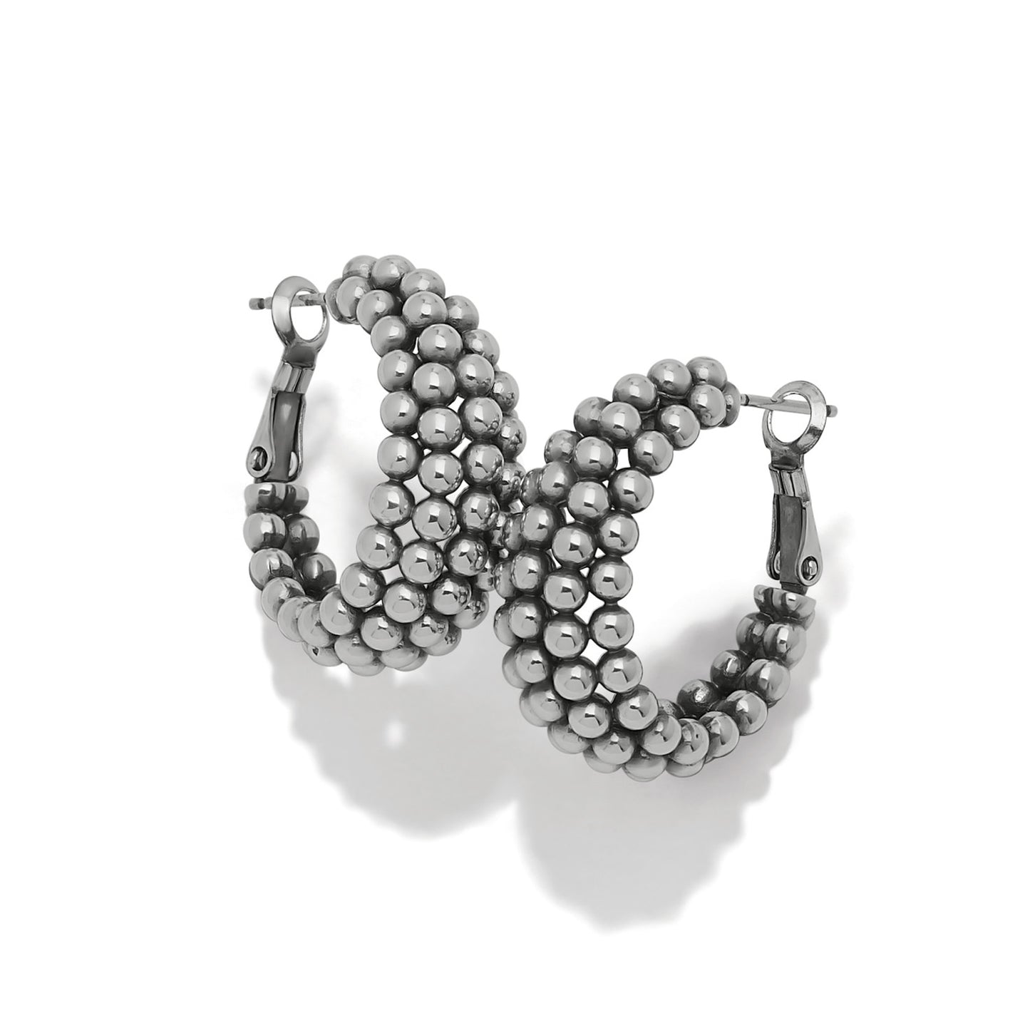 PRETTY TOUGH BLOSSOM HOOP EARRINGS