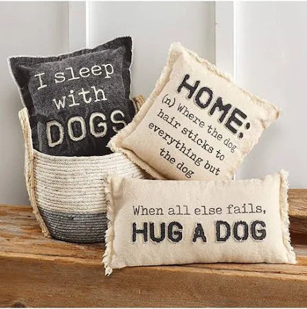 WASHED CANVAS PILLOW